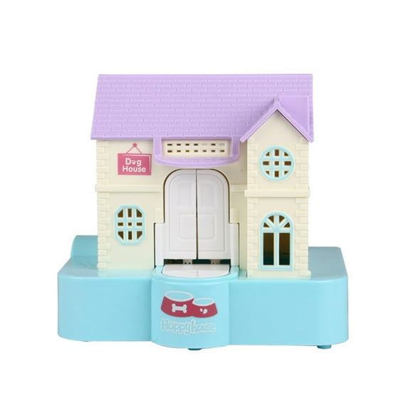 Cute House Dog Stealing Coin Money Saving Box Electric Piggy Bank Toy Kids Gift