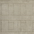 thumbnail image 3 of 5' x 8' Beige Geometric Lines UV Treated Area Rug, 3 of 5