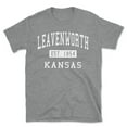 thumbnail image 1 of Leavenworth Kansas Classic Established Men's Cotton T-Shirt, 1 of 1