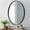 Black, variant on Clavies Black Oval Mirror, 22x30 Inches Bathroom Vanity Mirror, Wall Mirror with Metal Frame