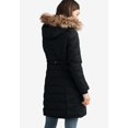 thumbnail image 2 of Ellos Women's Faux Fur Trim Puffer Coat, 2 of 6