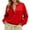 Red, variant on Summer Cardigan Women's Knit Cardigan Long Sleeve Open Front Sweater Soft Comfortable Fall Winter Cozy Oversized French Style Casual Outerwear Red S
