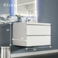 thumbnail image 2 of Eviva Victoria 32" Glossy White Modern Bathroom Vanity, 2 of 7