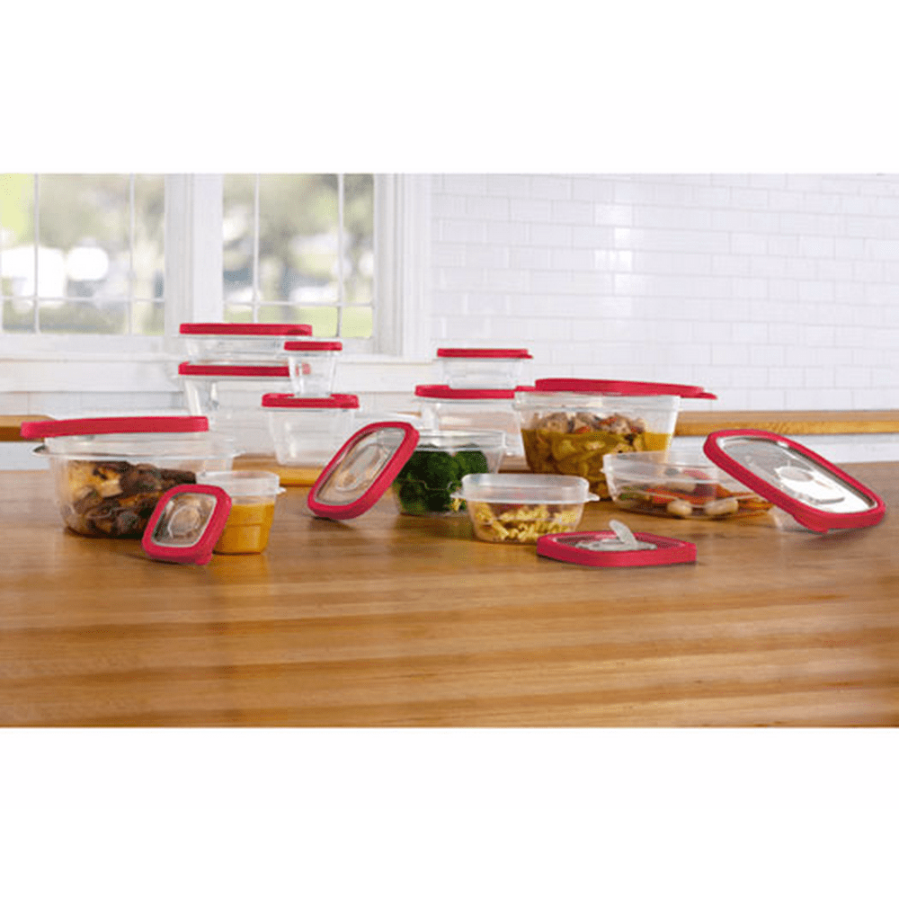 24Pc Plastic Food Storage
