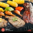 thumbnail image 2 of Megamaster – 22" Deluxe Charcoal Barbecue Grill with Adjustable Air Vent, Built-In Temperature Gauge, 368 SQ. In Cooking Area, Storage Rack, Portable Grill for Camping, Picnics, and More - 810-23003, 2 of 9