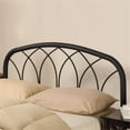 thumbnail image 2 of Kingfisher Lane Modern Full/Queen Metal Arched Headboard in Black, 2 of 2