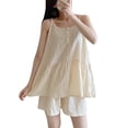 thumbnail image 2 of Pieza Ropa de Dormir, Conjunto de Pijama de Camisola para Mujer Conjunto de Ropa de Dormir de Camisola Conjunto de Ropa de Dormir con Botones Calidad inigualable, 2 of 8