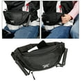 thumbnail image 1 of 1 pieza Bolsa de cinturón de seguridad Asas de agarre Riñonera Correa ajustable Antifatiga para motocicleta Motonieve Ciclismo Montar Conducción Macarena Cinturón de seguridad del asiento trasero, 1 of 8