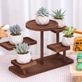 thumbnail image 6 of Vintage Wooden Display Risers Wood Showcase Stands for Shelves and Countertops Step Plinths for Jewellery, Desserts Display Rack, 6 of 7