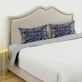 thumbnail image 5 of GZHJMY Cartoon Rainbow Satin Pillowcase for Hair and Skin, Soft and Cozy Cooling Smooth Pillow Cover with Envelop Closure, Standard Size 20x26in Home Decor, 5 of 7