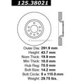 thumbnail image 2 of Centric 125.38021 Centric Premium High Carbon Alloy Disc Brake Rotors Fits select: 2009-2011 SAAB 2023-09-03 00:00:00, 2 of 2