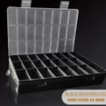 thumbnail image 2 of Typpkmm 24 Grids Compartment Plastic Storage Box Jewelry Earring Box Bead Screw Container, 2 of 7