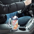 thumbnail image 7 of Cartoon Croissants 40 oz Tumbler with Handle Insulated&nbsp;Travel Mug&nbsp;Lid Straw Leak Proof Steel Vacuum Water Bottles Glasses Fits in Car Cup Holder, 7 of 7