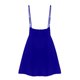 thumbnail image 4 of Minivestido de fiesta con cintura elástica plisada para mujer - Falda con tirantes tipo suspensorio, vestido informal/de negocios de poliéster, 4 of 4