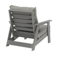 thumbnail image 6 of Boyel Living 30 inch Resin Outdoor Patio Lounge Chair Garden Park Sofa Modern Furniture with Cushions, 6 of 7