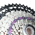 thumbnail image 4 of Cadena de bicicleta deportiva de 12 velocidades para montaña, carretera, coche, cadena de titanio chapada en oro, hueca y colorida, ligera, 4 of 4