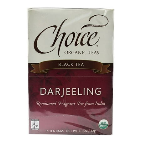 Choice Organic Teas Thé noir Thé Darjeeling bio Sacs - 16 CT