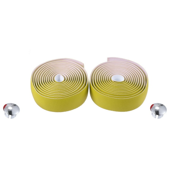 1 Set Orange Bike Handlebars Belt High Elastic Soft Shock Absorption Band Steering Tape Hexagonal Ball Pattern