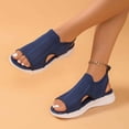 thumbnail image 2 of Trendy Women's Summer Sandals Open Toe Breathable Mesh Flat Sole Comfortable Casual Wear For Daily Outings And Beach, 2 of 8