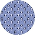 thumbnail image 1 of Ahgly Company Indoor Round Patterned Day Sky Blue Area Rugs, 8' Round, 1 of 6