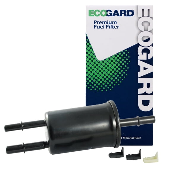 ECOGARD XF65472 Premium Fuel Filter Fits Ford Focus 2.0L 2008-2013, Expedition 5.4L 2007-2014, Explorer 4.0L 2002-2003, Ranger 4.0L 2004-2011