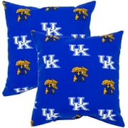 Kentucky Wildcats College Covers Indoor or Outdoor Decorative Pillow Pair, 16 in x 16 in