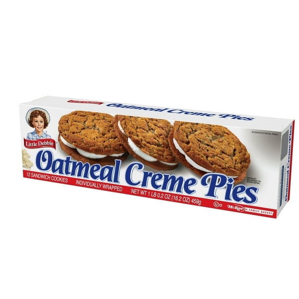 Little Debbie Family Pack Oatmeal Creme Pies,3pack