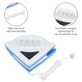 thumbnail image 2 of Herwey Double-Side Magnetic Window Cleaner, Triangle Shape Glass Wiper,Triangle Shape Double-Side Magnetic Window Cleaner Glass Wiper Cleaning Brush 3-8mm, 2 of 8