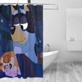 thumbnail image 3 of Saiise Bluey Print Shower Curtain for Bathroom,Shower Curtain Set with Hooks for Home, Bathroom Decor Waterproof Fabric,72x72, 3 of 8