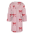thumbnail image 5 of Jindong Robes en Peluche pour Femmes Robe en Polaire Longue Chaude Peignoir de Bain Veste de Détente Imprimée Robe de Confort Robes pour Femmes, 5 of 5