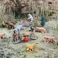 thumbnail image 6 of Safari Ltd. Prehistoric Life TOOB - 12 Figurines: Caveman, Cavewoman, Volcano, Mammoth, Doedicurus, Smilodon, Sloth, Dinosaurs - Educational Toy Figures For Boys, Girls & Kids Ages 3+, 6 of 6