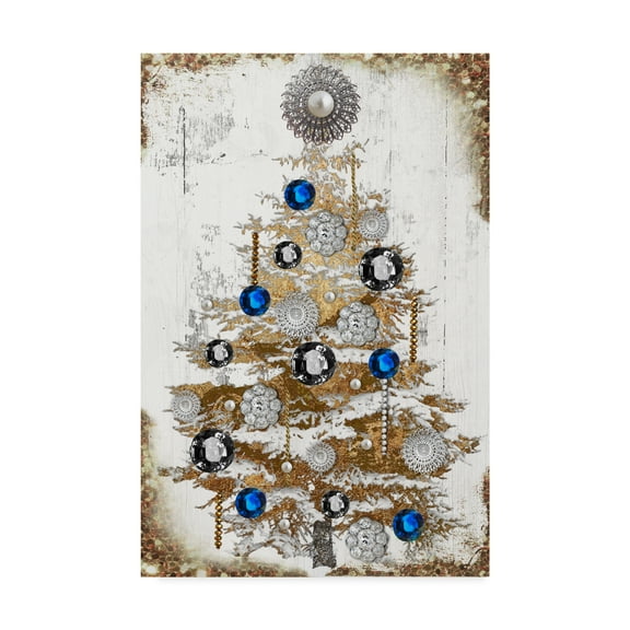 Trademark Fine Art 'Tree Of Jewels 1' Canvas Art by Color Bakery