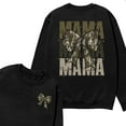 thumbnail image 5 of Mama Camo Coquette Bow Sweatshirt – Cute Hunting Wife Sweater with Bow Print, Camouflage Mom Pullover, Gift for Hunters’ Wives, 5 of 7