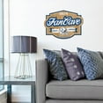 thumbnail image 2 of YouTheFan NFL Indianapolis Colts Fan Cave Sign, 2 of 5