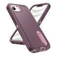 thumbnail image 2 of for iPhone 16e Case, iPhone 16e Phone Case with Built in Kickstand, Shockproof/Dustproof/Drop Proof Heavy Duty Military-Grade Rugged Protective Cover for iPhone 16e,Purple,For iPhone 16e, 2 of 8