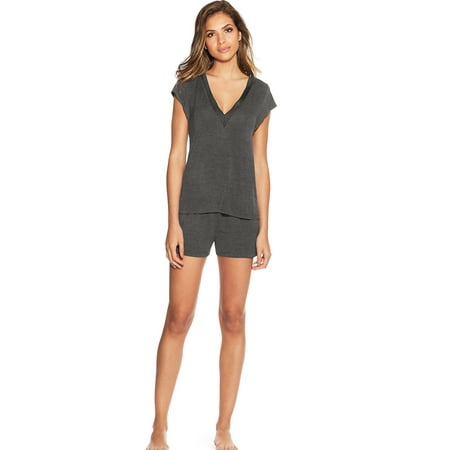 Maidenform V-Neck Shorts Set