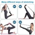 thumbnail image 2 of Sangle d'Étirement de Yoga, Sangles d'Exercice et de Levage des Jambes avec Boucles Réglables BBLVER, 2 of 5