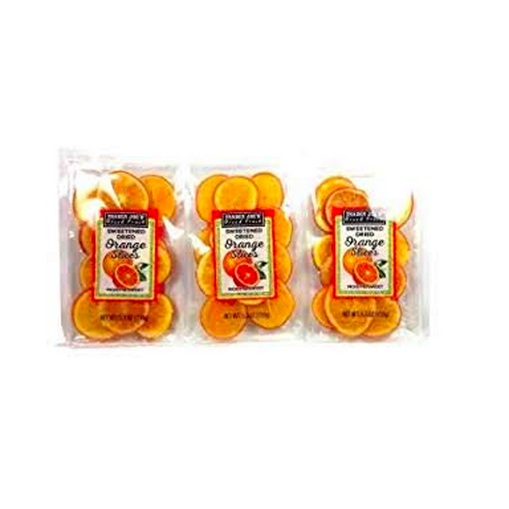 Trader Joe's Sweetened Dried Orange Slices (Pack of 3) 5.3 oz Walmart