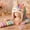 A, variant on Fantasy Hood Hat DIY Crochet Kit Series,Animal Crochet Kit for Beginners with Step-by-Step Instructions,All-in-One Complete Set for Dragon Fox Wolf Frog Rainbow Hoods,Craft Gift (B)
