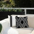 thumbnail image 4 of Outdoor Pillow Covers 20x20 Inch Set of 4 Waterproof Modern Geometry Throw Pillows Outdoor Summer Waterproof Decor for Patio Funiture Garden Polyester Cushion Covers 013A, 4 of 6