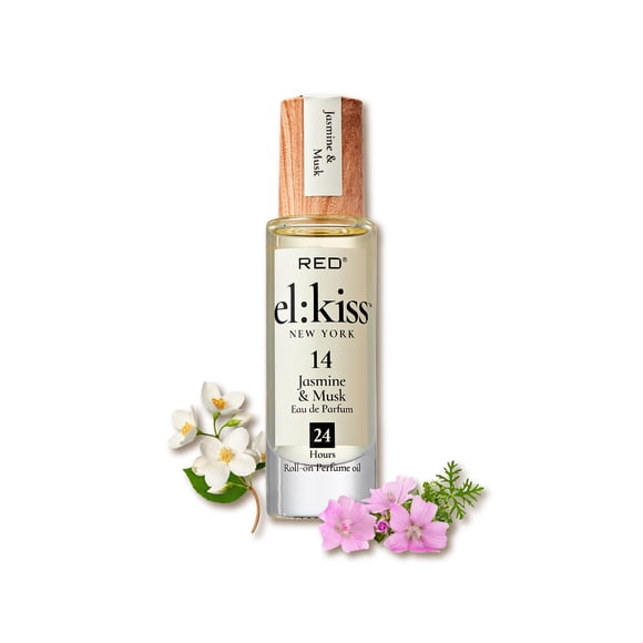 Perfume EL:KISS Roll On de jazmín y almizcle, 12 ml