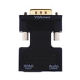 thumbnail image 1 of Adaptador De VGA A Convertidor F / M Compatible Con Salida De Señal 1080P Negro shamjiam Adaptador HDMI a VGA, 1 of 5