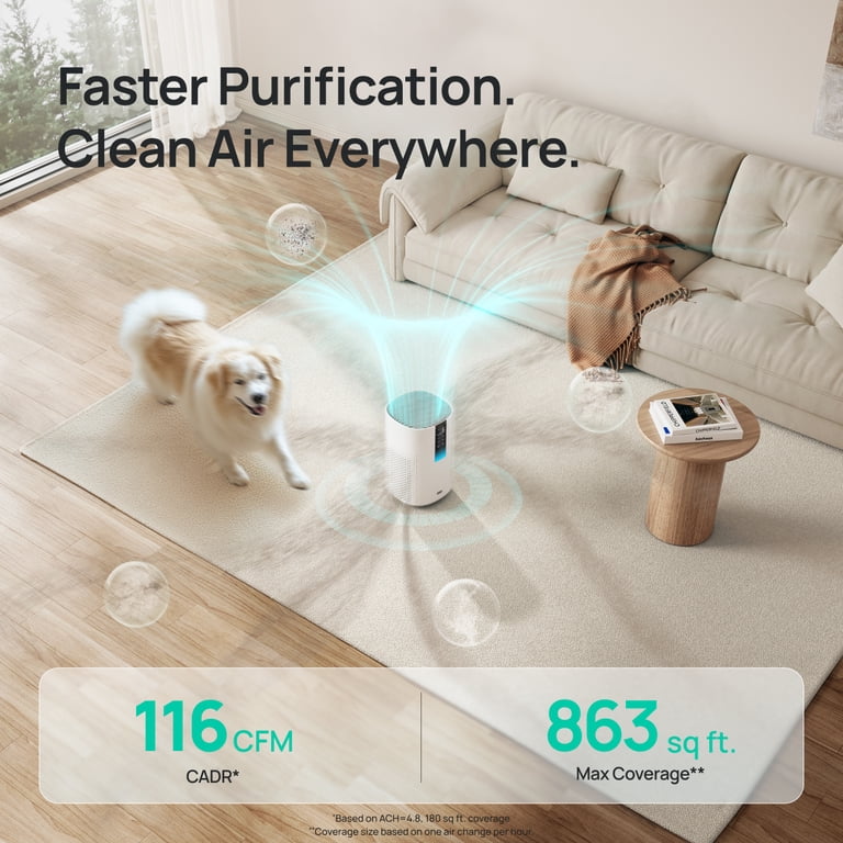 DREO Smart Air Purifier for Large Rooms photo 6