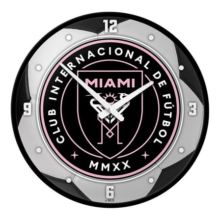 Inter Miami CF 17.5" Modern Disc Wall Clock
