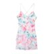 thumbnail image 3 of HH TRAF Vestido corto de verano para mujer, elegante, con tirantes finos, estampado floral, con volantes, sexy, sin mangas, 3 of 5