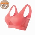 thumbnail image 2 of Otntypg Plus Size Sports Bra for Women Anti-Sagging Seamless Bras Wirefree Yoga Bra with Removable Pads Push Up Wire Free Everyday Full Coverage Comfortable Liftup Underwear Bras, 2 of 11