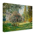 thumbnail image 3 of Trademark Fine Art Claude O. Monet Landscape The Parc Monceau Canvas Wall Art - 14x19, 3 of 5