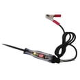 thumbnail image 1 of Luz de prueba LED del probador de circuito automotriz con herramienta de pluma de medición de sonda inoxidable negro, 1 of 8