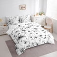 thumbnail image 3 of Homewish Purple Daisy 7-Piece Twin Bedding Set - Spring Garden Flowers, 3 of 8