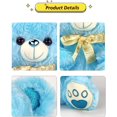 thumbnail image 4 of Oso de peluche de 13.7 pulgadas, adorable peluche con lazo y huellas., 4 of 5